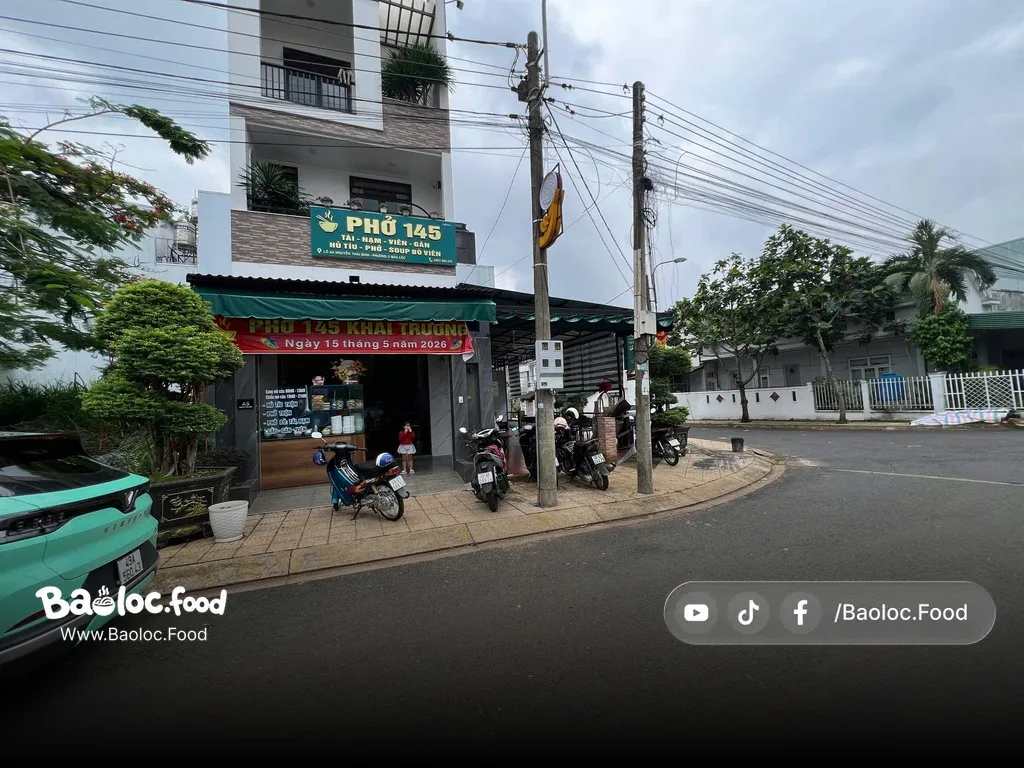Mặt tiền Phở 145 Bảo Lộc tại 5A Nguyễn Thái Bình, phường 2, gần Co.opmart